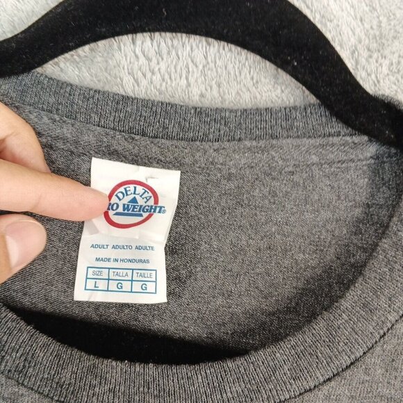 Bone Collector Men Long t-shirt Size LARGE Gray Cotton Blend Pullover - Picture 5 of 9